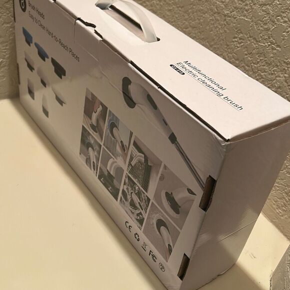 3me Lifestyle QX-018 Electric Cleaning Brush Multifunction Power Scrubber New - Picture 5 of 10